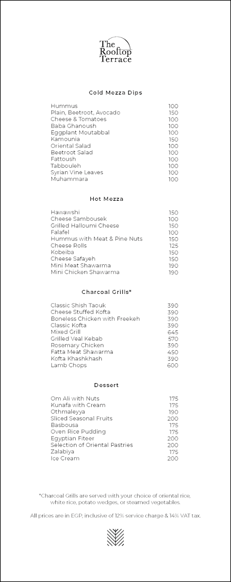 Menu The Rooftop Terrace-1